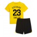 Borussia Dortmund Emre Can #23 Hjemmedraktsett Barn 2023-24 Korte ermer (+ Korte bukser)